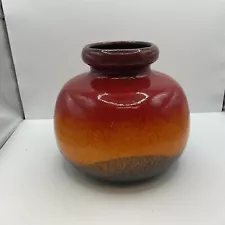 Vintage Fat Lava Ceramic Jug (C1) S#568