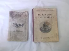 The Book Of The BSA Bantam By WC Haycraft Pitmans & BSA Bantam D1 125cc