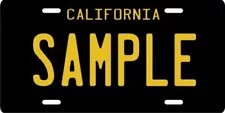 california black license plates for sale