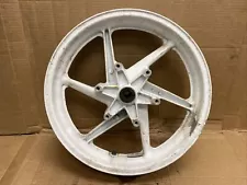 1993 Honda Interceptor 750 VFR750 Front rim, front wheel, STRAIGHT #11521 (For: Honda Interceptor 750)