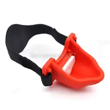 Silicone Open Mouth Gag Head Harness Piss Restraints Binding HOT