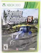 Farming Simulator 15 (Microsoft Xbox 360, 2015) - New Sealed