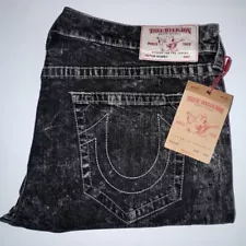 True Religion Skinny Axel Gray Allover SN Jeans Men's Size 44