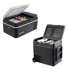 Dual Zone Car Refrigerator 20L/30L/36L/45L/55L Portable Fridge Freezer 12V/24V