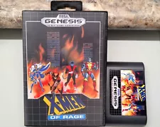 X-MEN of Rage for Sega Genesis + case & artwork - SOR 2 mod