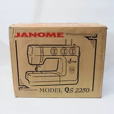 NOS VTG JANOME QS2250 Domestic Home Sewing Machine - Brand New In Box - USA