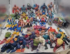 Mixed Lot Of Motu Masters Of The Universe Figures He-Man For Parts ( READ )