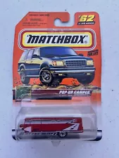 Matchbox Pop-Up Camper #62 Great Outdoors Series 1999 New On Card