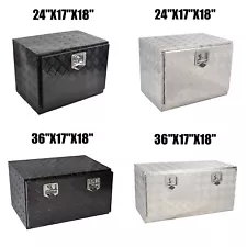 24" 36"(L)x17"(W)x18"(H) Aluminum Underbody Truck Trailer Pickup RV Tool Box