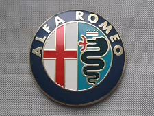 2x 74mm Alfa Romeo Badge Emblem for GT 147 159 Brera Gulietta Bonnet Tail