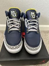 Jordan 3 Retro Marquette college PE sz 11