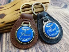 NEW RARE VINTAGE 1970s BUICK LESABRE CAR Leather Key Chain Ring Fob NOS