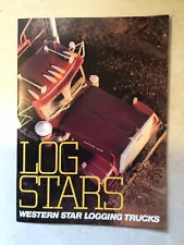 1984 WHITE "WESTERN STAR LOGGING TRUCKS" Truck Dealer Sales Brochure EB33