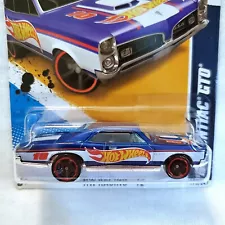 Hot Wheels 67 Pontiac GTO #173 Blue HW Racing For Sale