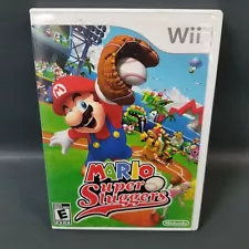 Nintendo Wii Mario Super Sluggers With Manual