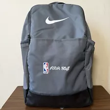 Nike Brasilia Backpack Medium Series, School or Sport NBA Staff Backpack, Gray