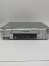 New ListingSanyo VWM-410 4 Head VCR VHS Player Silver (TESTED WORKING)*