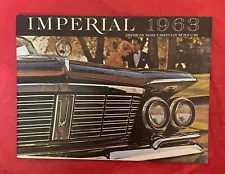 1963 Imperial "CROWN / LeBARON / CUSTOM" - Original Car Brochure / Catalog