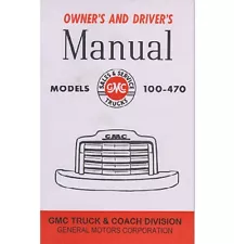 1947-1948 GMC Truck Owner's Manual (For: 1948 GMC Truck)