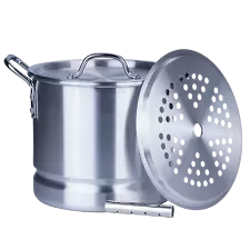 Commercial Tamale Steamer Pot, Seafood Crawfish Crab Stockpot Cooker 12-32QT.