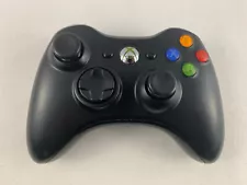 Microsoft Brand OEM Xbox 360 Black Wireless Controller - USED, TESTED