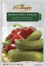 Mrs. Wages Quick Process Spicy Pickle Mix - Medium - 6.5 oz