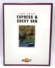 1997 Chevrolet Chevy Express Van Sales Salesman Showroom Brochure 20 Pages