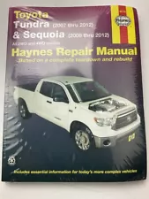 Haynes 92179 Repair Manual For 2007-2012 Toyota Tundra 2008-12 Sequoia - SEALED