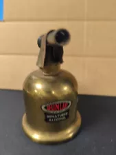 Vintage DUNLAP Brass Mini Denatured Alcohol Torch 5.5”