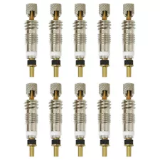 10PCS Presta Valve Core Bike Replacement Brass Tubeless Core for Road MTB Bike