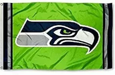 Seattle Seahawks ~ NFL Sports Banner 3'x5' Flag ~ Free Shipping