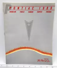 1989 Pontiac Firebird TA GTA Firefly Grand Am Sunbird Tempest Sales Brochure 32p