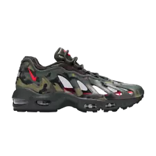 Nike CV7652-300 Supreme x Air Max 96 'Camo' Ship Now