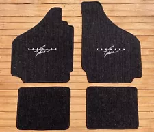 For VW Karmann Ghia type 14 -34 Floor mats carpet 1955-1974 ribbed black