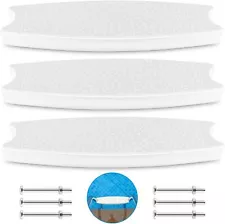 Pool Ladder Steps Replacement, 3 PCS for Inground 3 Pack, White