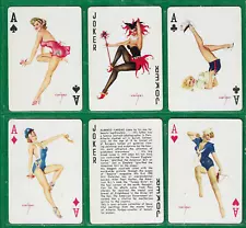 Vintage ALBERTO VARGAS 54 Mint Pinup Playing Cards Deck 1940's Esquire Paintings