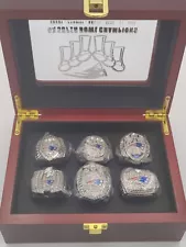 Read! New England Patriots Replica Super Bowl Rings (6) 2001, 03, 04, 14, 16, 18