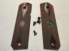 Factory Original Ruger SR1911 Wood Grips w/ Screws - NICE OEM Condition 1911