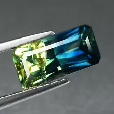 1.40 Ct AAA Octagan Cut 8.2 x 4.2 MM 100% Natural Blue Green Australian Sapphire