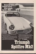 1967 TRIUMPH SPITFIRE MK2 CAR BIKINI BEACH SURF MUSCLE 7867