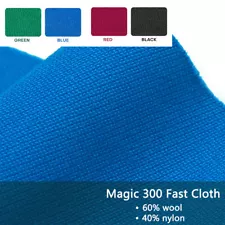 7/8/9FT Worsted Billiard Pool Table Cloth Felt Fast Speed Protector PRE-CUT Rail