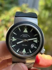 Muhle Glashutte SAR Rescue Timer, steel/rubber bracelet AND rubber strap