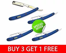 Buy 3 Get 1 Free Classic Samurai Straight Razor, Shavette for Barbers, Personal