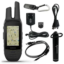 Garmin Rino 750t Two-Way Radio Navigator with Topo Mapping with Power Bank