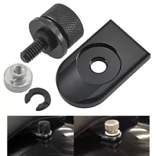 Rear Fender Seat Bolt Tab Screw Mount Knob Cover Nut Kit For Harley Dyna Fatboy