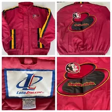 Logo Athletic Florida State Seminoles FSU Jacket Sz XL Puffer 90’s Vintage Clean