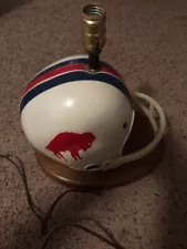 Vintage 1970s Buffalo Bills Helmet Lamp. Full size. Only one on E-bay.