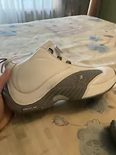 Size 9.5 Allen Iverson Reebok Answer IV Grey White Playoffs For Sale