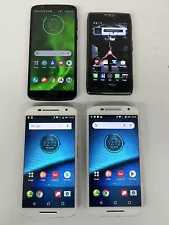 Lot Of 4⚡️Motorola Moto G6 32GB / DROID MAXX 2 For Verizon Tested Used E6