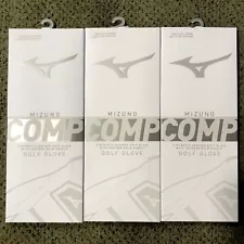 (3 PACK) Mizuno COMP Men's Gloves / Fast Shipping / LH for RH GOLFERS